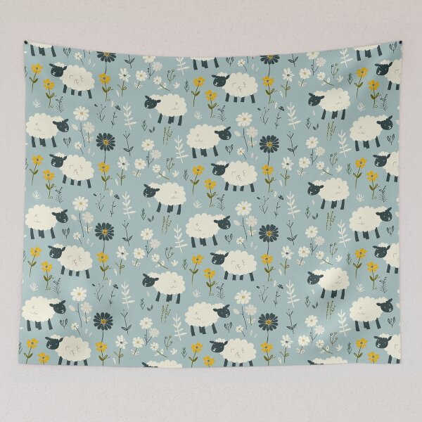 Item preview, Cute Northumberland Sheep designed and sold by Monochrome-Dog.