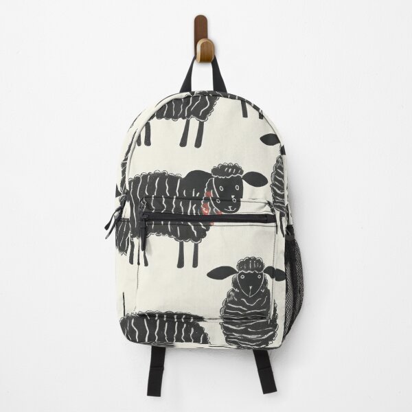 Item preview, Cute Northumberland Black and White Sheep designed and sold by Monochrome-Dog.