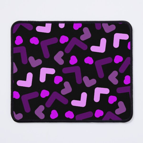 Item preview, Love Hearts Colorful Purple Memphis Pattern  designed and sold by EvergreenMotifs.
