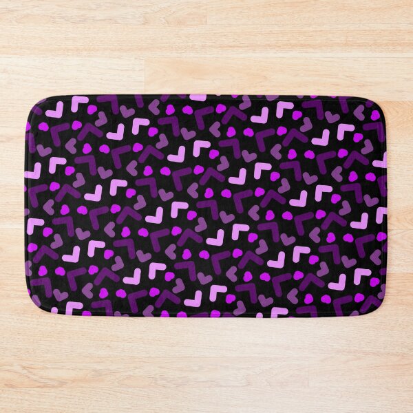 Item preview, Love Hearts Colorful Purple Memphis Pattern  designed and sold by EvergreenMotifs.