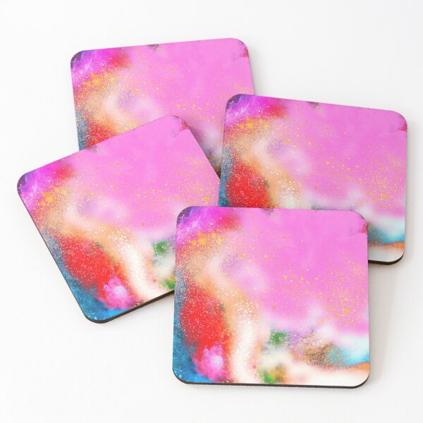 Item preview, Abstract blue pink gold designed and sold by Bojana92.
