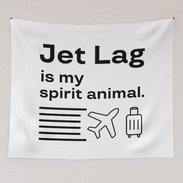 Item preview, Jet Lag is my spirit animal. designed and sold by Blink Art Studio.