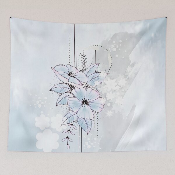 Aperçu de l'œuvre Delicate pastel flowers créée et vendue par clarazen.