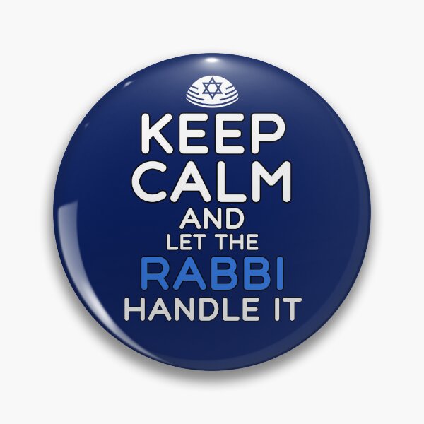 Item preview, Keep Calm And Let The Rabbi Handle It designed and sold by SharpThreadZ.