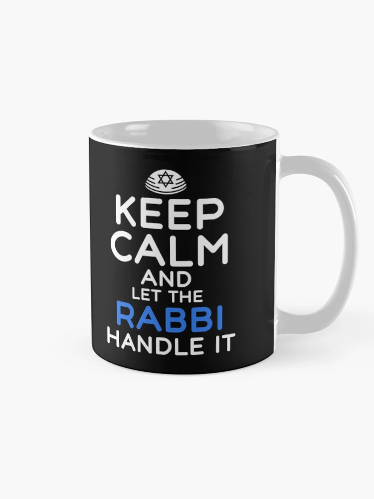 Thumbnail 3 of 6, Coffee Mug, Keep Calm And Let The Rabbi Handle It designed and sold by SharpThreadZ.