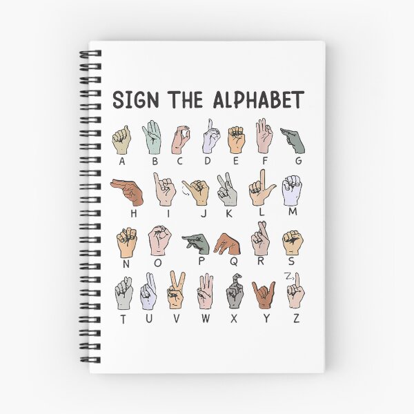 Item preview, ASL American Sign Language Alphabet Inclusive Sign ABCs Sticker designed and sold by 3liegy.