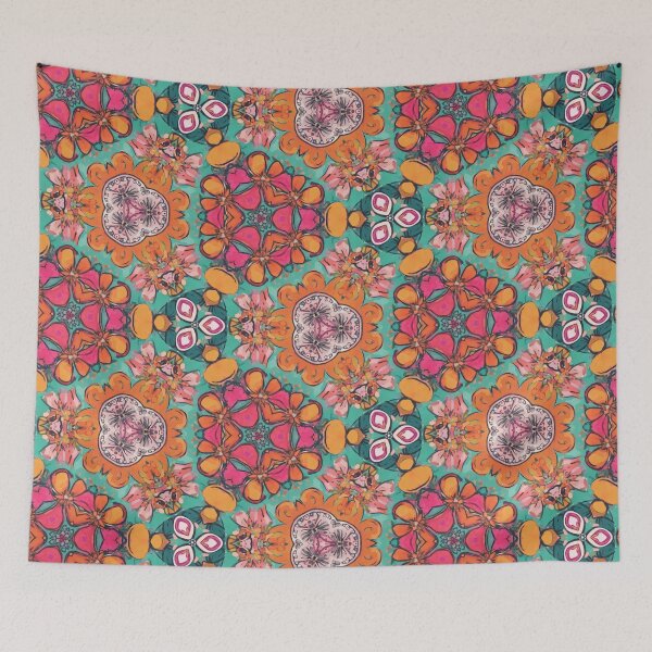 Item preview, Boho Retro Floral Theme Collection designed and sold by nookandnova.