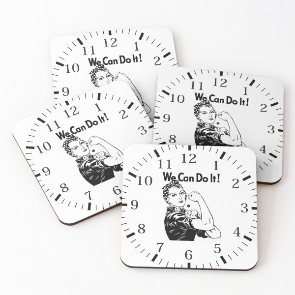 Item preview, Motivational We Can Do It Clock designed and sold by Taurus-Fearless.