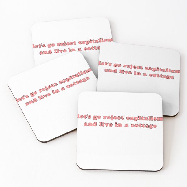 Item preview, Reject Capitalism Live Cottagecore designed and sold by Mamado-sakou.