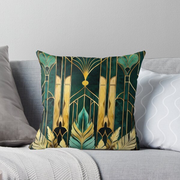 Item preview, Luxurious Aesthetic, Gatsby Glamour Dark Green Gold designed and sold by Vic Torys ☆.