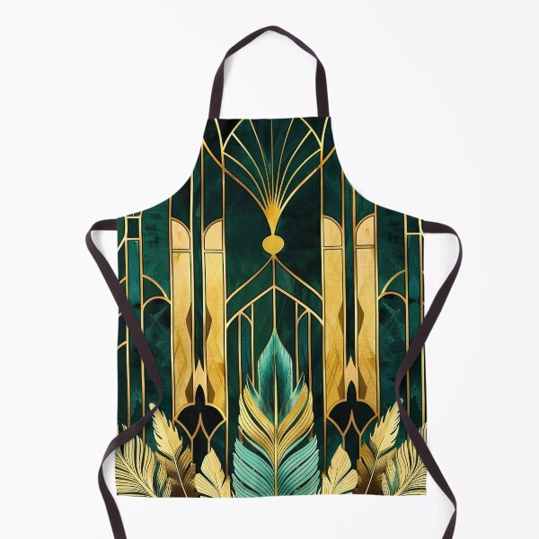 Item preview, Luxurious Aesthetic, Gatsby Glamour Dark Green Gold designed and sold by Vic Torys ☆.