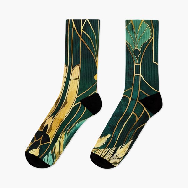 Item preview, Luxurious Aesthetic, Gatsby Glamour Dark Green Gold designed and sold by Vic Torys ☆.