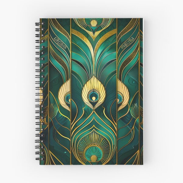 Item preview, Luxurious Pattern, Gatsby Glamour Dark Green Gold designed and sold by Vic Torys ☆.