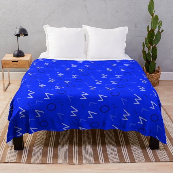 Item preview, Blue Color Lovers Bombshell Memphis Pattern designed and sold by EvergreenMotifs.