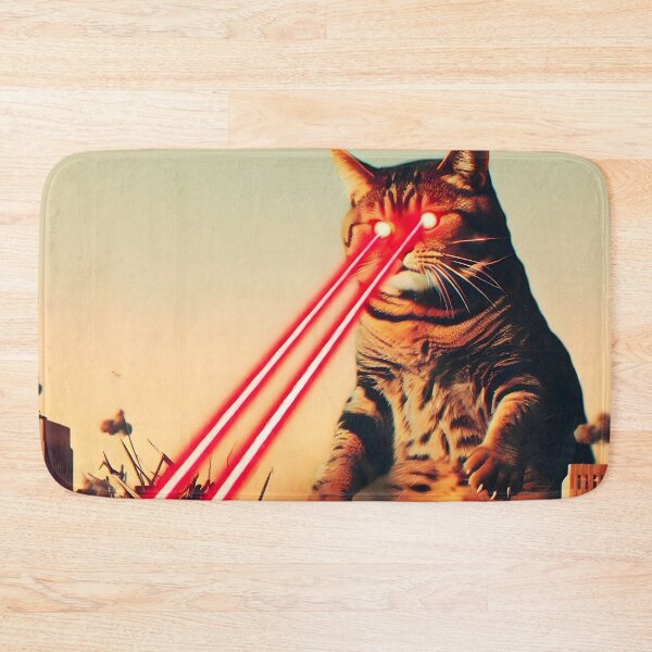 Item preview, Laser Cat designed and sold by erremonzon.