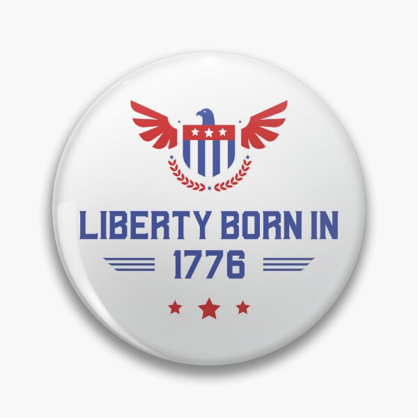 Item preview, Liberty Born in 1776 designed and sold by PrintPopTees.
