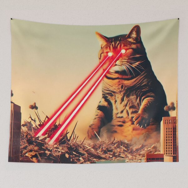 Item preview, Laser Cat designed and sold by erremonzon.