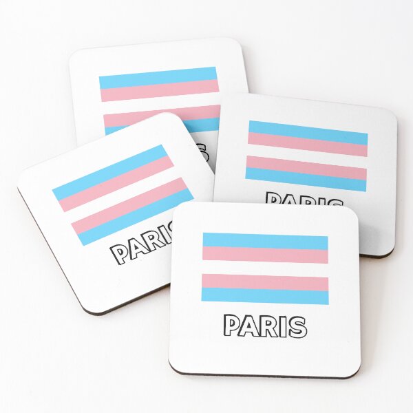 Item preview, Trans  Pride Flag Paris designed and sold by Inspirationmotivation.
