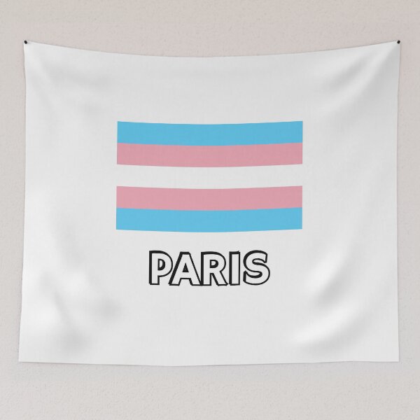Item preview, Trans  Pride Flag Paris designed and sold by Inspirationmotivation.