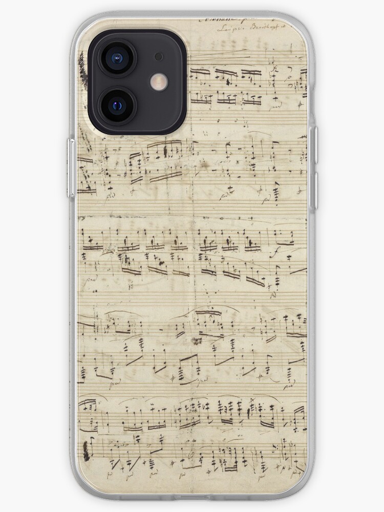 Vintage Noten Design Design Musiknoten Grunge Hintergrund Iphone Hulle Cover Von Tanabe Redbubble