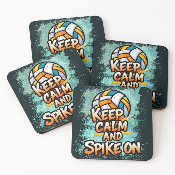 Item preview, Volleyball Players Keep Calm and Spike On Sports designed and sold by tamdevo1.