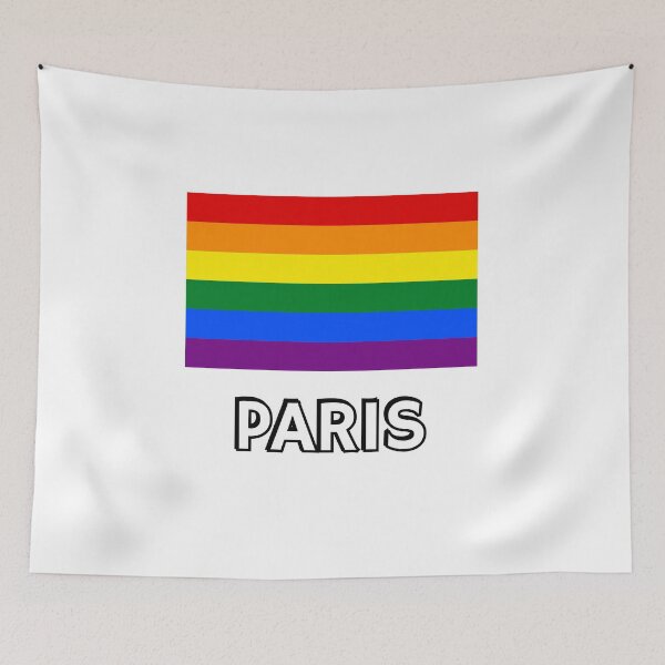 Item preview, Pride Flag Paris designed and sold by Inspirationmotivation.