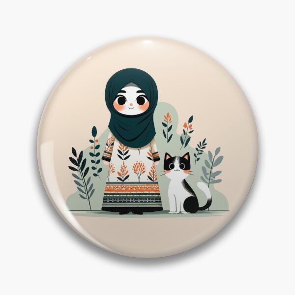 Item preview, Cute hijab girl designed and sold by NaseBusse.