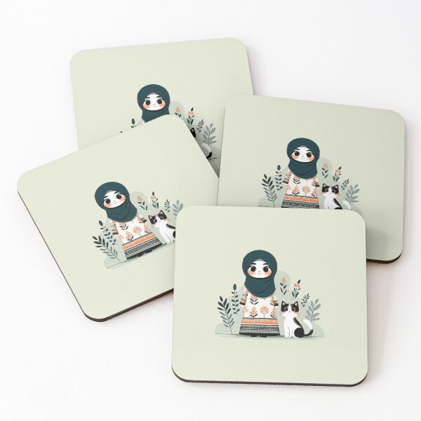 Item preview, Cute hijab girl designed and sold by NaseBusse.