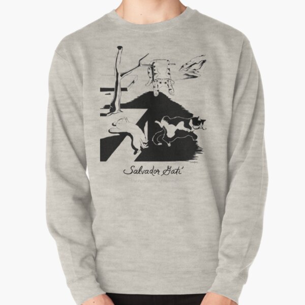 #meowdernart - Salvador GatĂ Pullover Sweatshirt