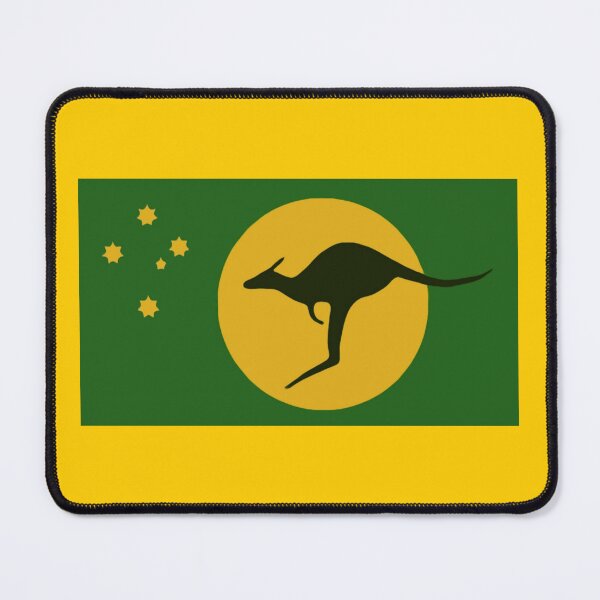 Item preview, Kangaroo Sun Flag. Indi Version with golden crux designed and sold by Kangaroo Sun.