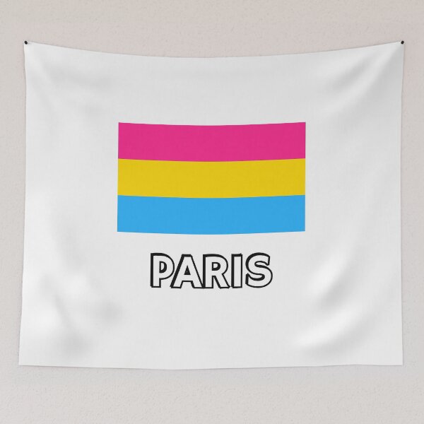 Item preview, Pan Pride Flag Paris designed and sold by Inspirationmotivation.