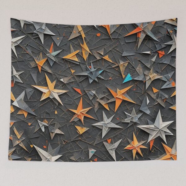 Aperçu de l'œuvre Paper Stars créée et vendue par Chantalou Roger.