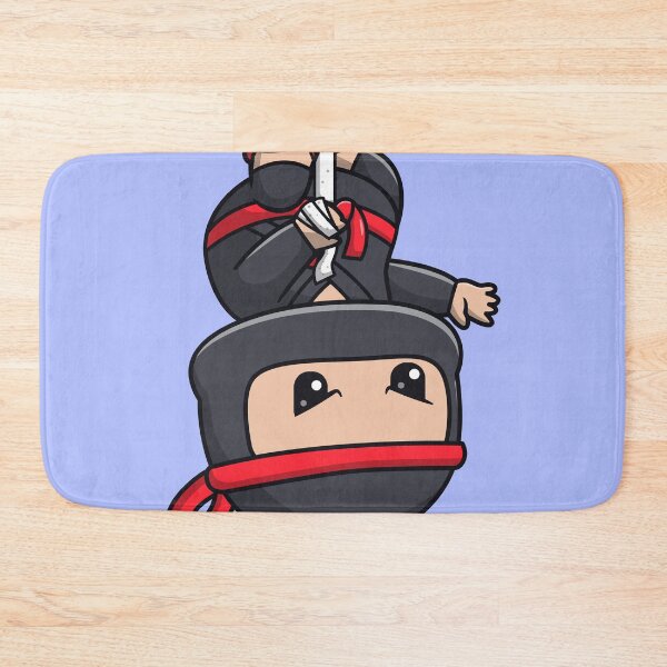 Item preview, Cute Ninja Fighter Hanging from a Rope Cartoon Vector Icon - Adorable People and Holiday Illustration designed and sold by hjian8219.