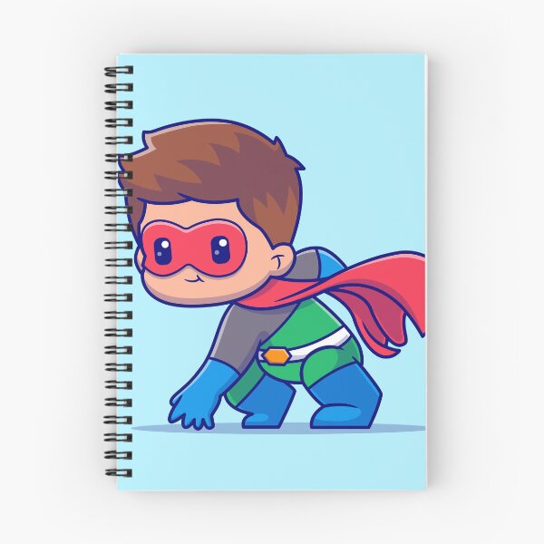 Item preview, Cute Superhero Landing Cartoon Vector Icon - Adorable People and Holiday Illustration designed and sold by hjian8219.