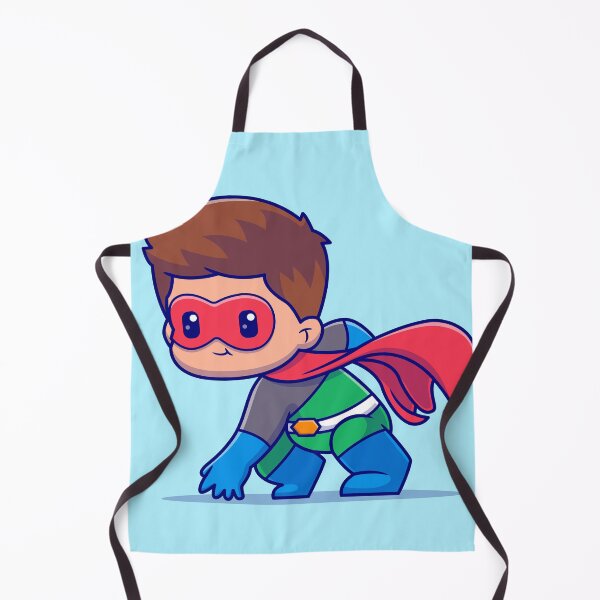 Item preview, Cute Superhero Landing Cartoon Vector Icon - Adorable People and Holiday Illustration designed and sold by hjian8219.