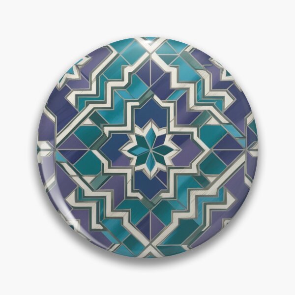Item preview, Moroccan Zellij Fountain Tile Pattern designed and sold by Dshoppin.