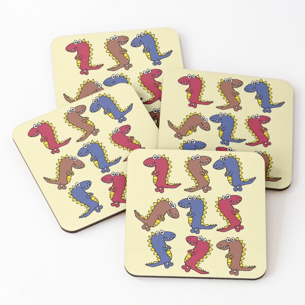 Item preview, Dinosaur pattern retro vibe designed and sold by fluffyfamcraft.