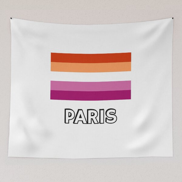 Item preview,  Lesbian Pride Flag Paris designed and sold by Inspirationmotivation.