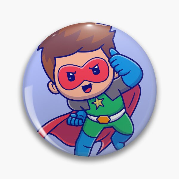 Item preview, Cute Superhero Flying Cartoon Vector Icon - Adorable People and Holiday Illustration designed and sold by hjian8219.