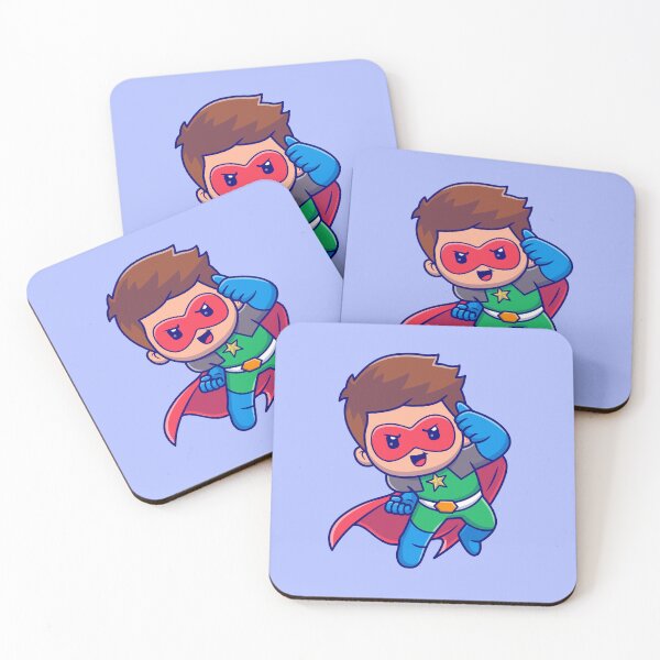 Item preview, Cute Superhero Flying Cartoon Vector Icon - Adorable People and Holiday Illustration designed and sold by hjian8219.