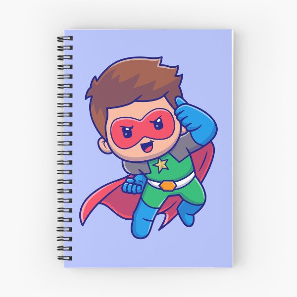 Item preview, Cute Superhero Flying Cartoon Vector Icon - Adorable People and Holiday Illustration designed and sold by hjian8219.
