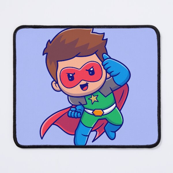 Item preview, Cute Superhero Flying Cartoon Vector Icon - Adorable People and Holiday Illustration designed and sold by hjian8219.