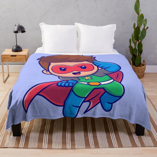 Item preview, Cute Superhero Flying Cartoon Vector Icon - Adorable People and Holiday Illustration designed and sold by hjian8219.