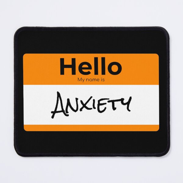Item preview, Name Tag - Anxiety designed and sold by DesignsbyDugar.