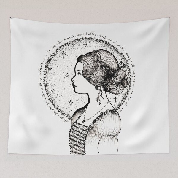 Item preview, contemplative woman designed and sold by bagiolita.