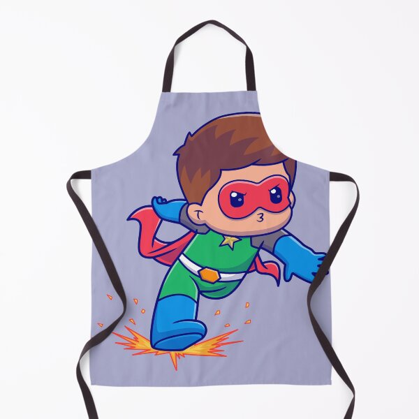 Item preview, Cute Superhero Running with Lightning Cartoon Vector Icon - Adorable People and Holiday Illustration designed and sold by hjian8219.