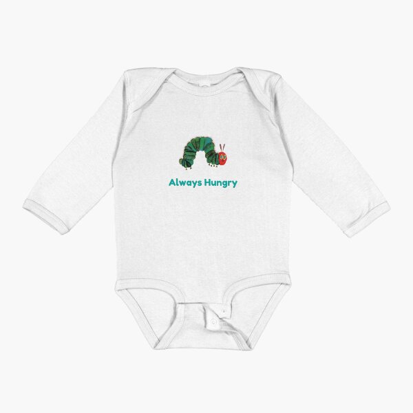 Item preview, Always Hungry funny toddler outfit funny new mom gift first birthday gift funny new mum humour hungry Caterpillar book week kids tshirt designed and sold by LaundrySalt.