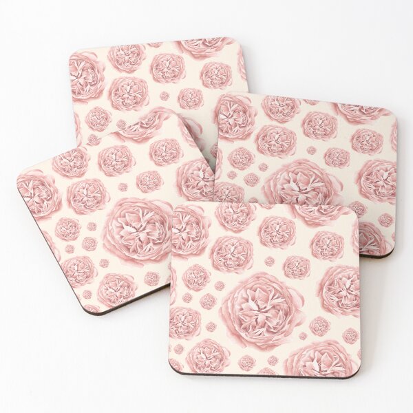 Item preview, English Rose Pattern Cream Large designed and sold by greenerybywendy.