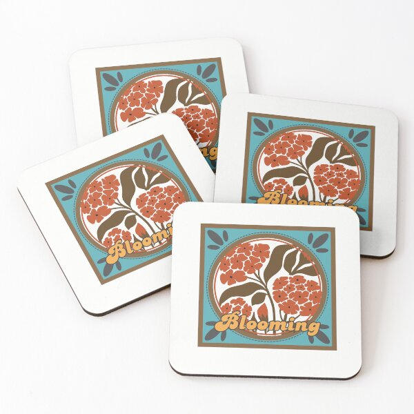 Item preview, Retro Geometric Pattern Groovy y2k 80s Trendy Flower T-shirt Sticker designed and sold by ThinkNature!.