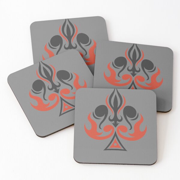 Item preview, Spades symbol, tribal art, playing cards designed and sold by Numbers-Art.